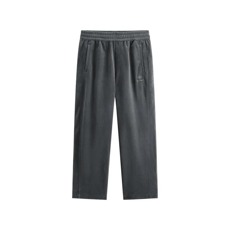 Men's Embroidered Straight-Leg Casual Pants sold by PEACEBIRD