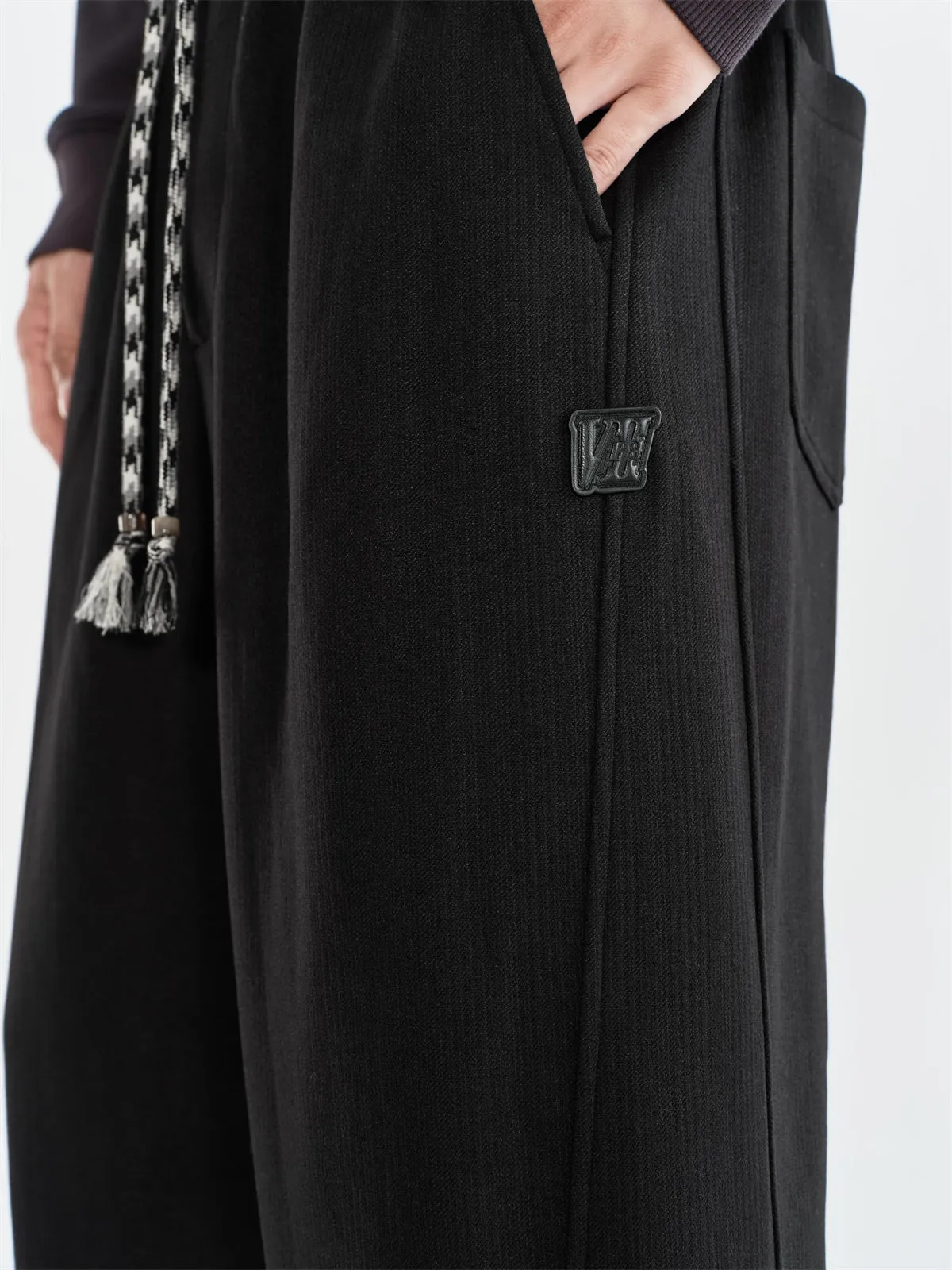 Men's Drawstring-Waist Straight Casual Pants sold by PEACEBIRD product image thumbnail 4