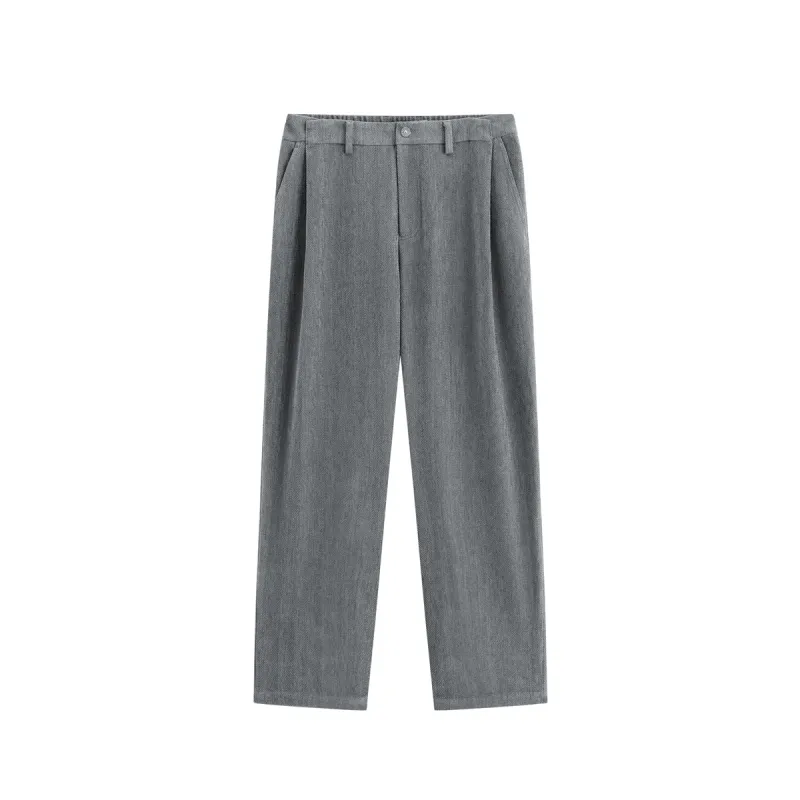 Men's Textured Jacquard Casual Pants sold by PEACEBIRD