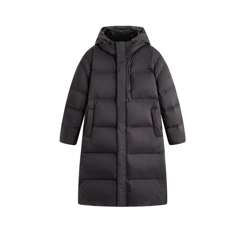 Men's Long Hooded Ultra-Warm Down Coat sold by PEACEBIRD