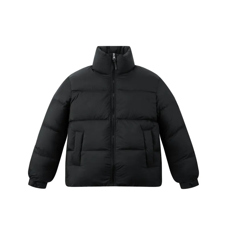 Men's Oversized Stand-Collar Goose Down Jacket sold by PEACEBIRD