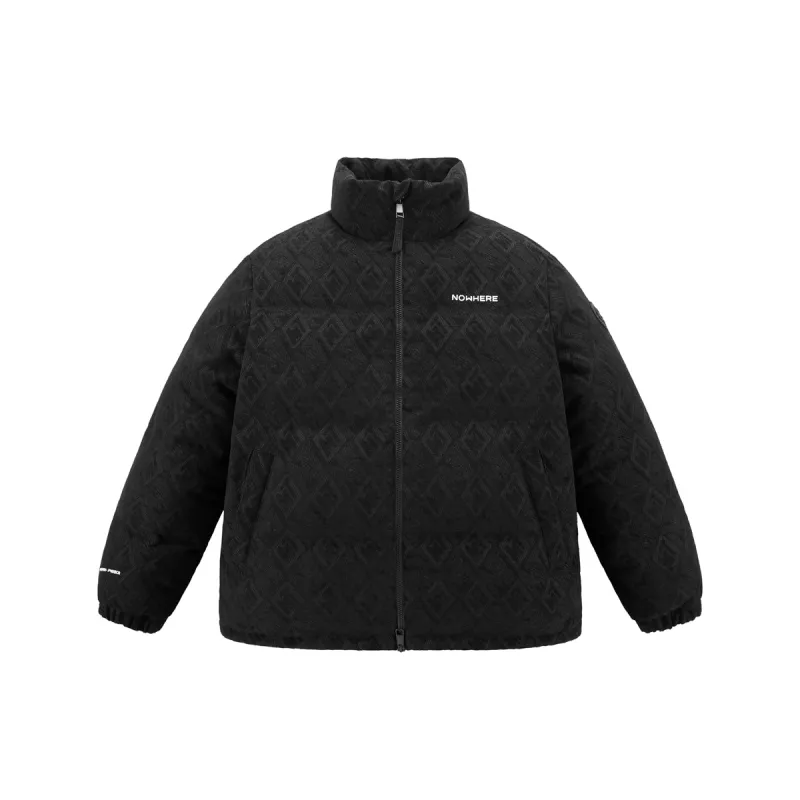 Men's Chenille Jacquard Puffer Jacket sold by PEACEBIRD
