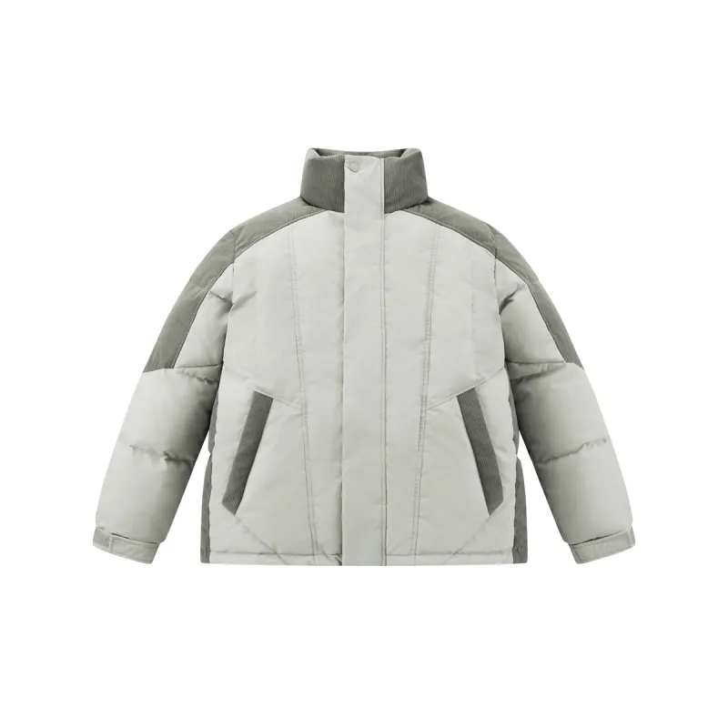 Men's Colorblock Puffer Jacket sold by PEACEBIRD