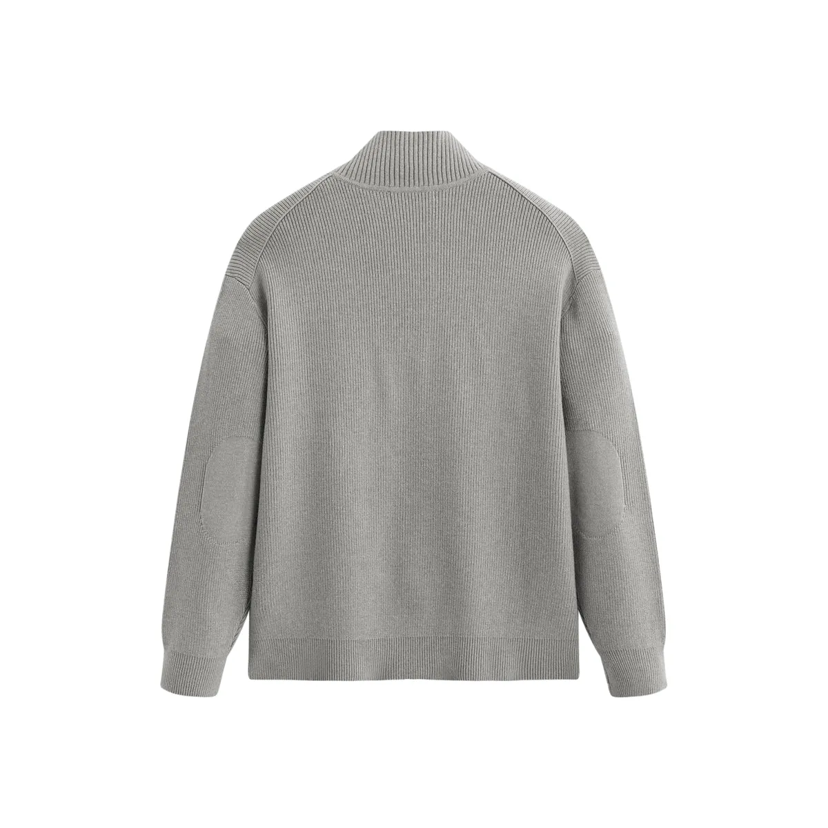 Men's Solid Relaxed-Fit Knit Cardigan sold by PEACEBIRD product image thumbnail 3