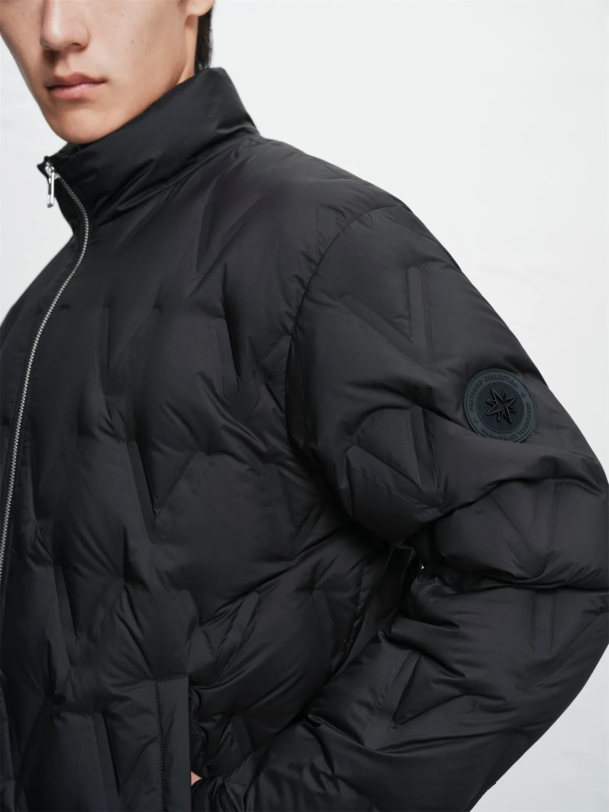 Men's Bonded Lightweight Down Jacket sold by PEACEBIRD product image thumbnail 5
