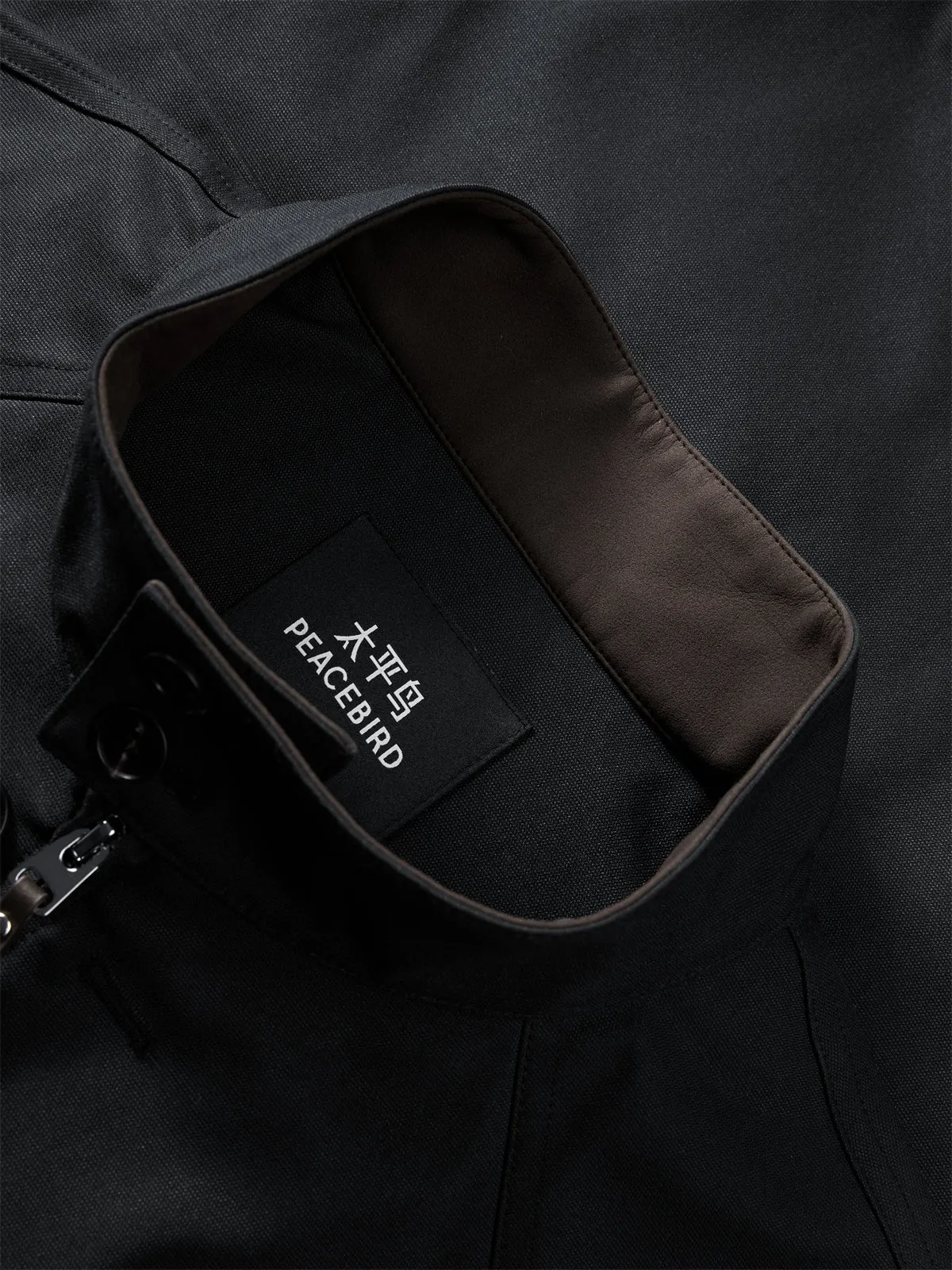 Men's Embroidered Harrington Jacket sold by PEACEBIRD product image thumbnail 4