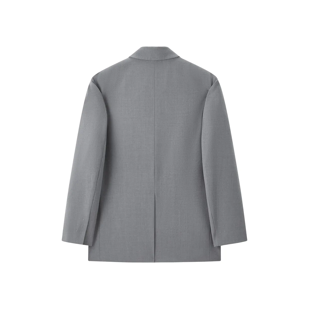 Women's Classic Boxy Notch-Lapel Blazer sold by PEACEBIRD product image thumbnail 4