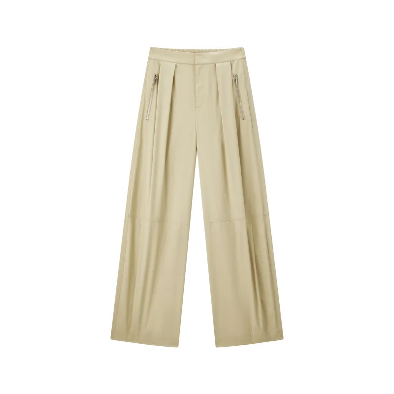 Women's Pleated Oversized Banana Pants sold by PEACEBIRD