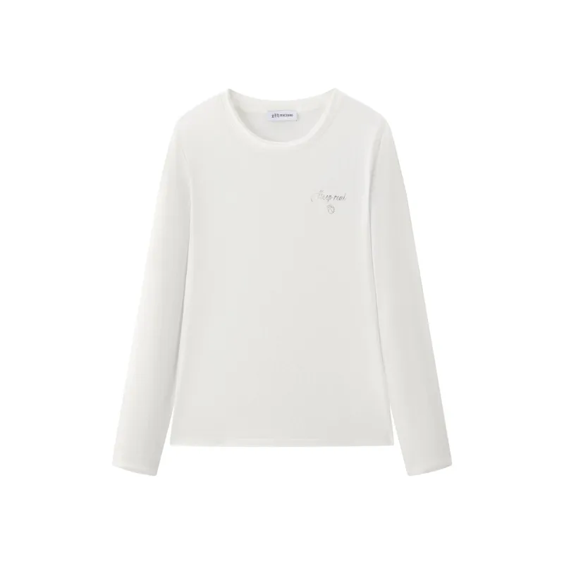 Women's Lyocell-Blend Long-Sleeve Blouse sold by PEACEBIRD