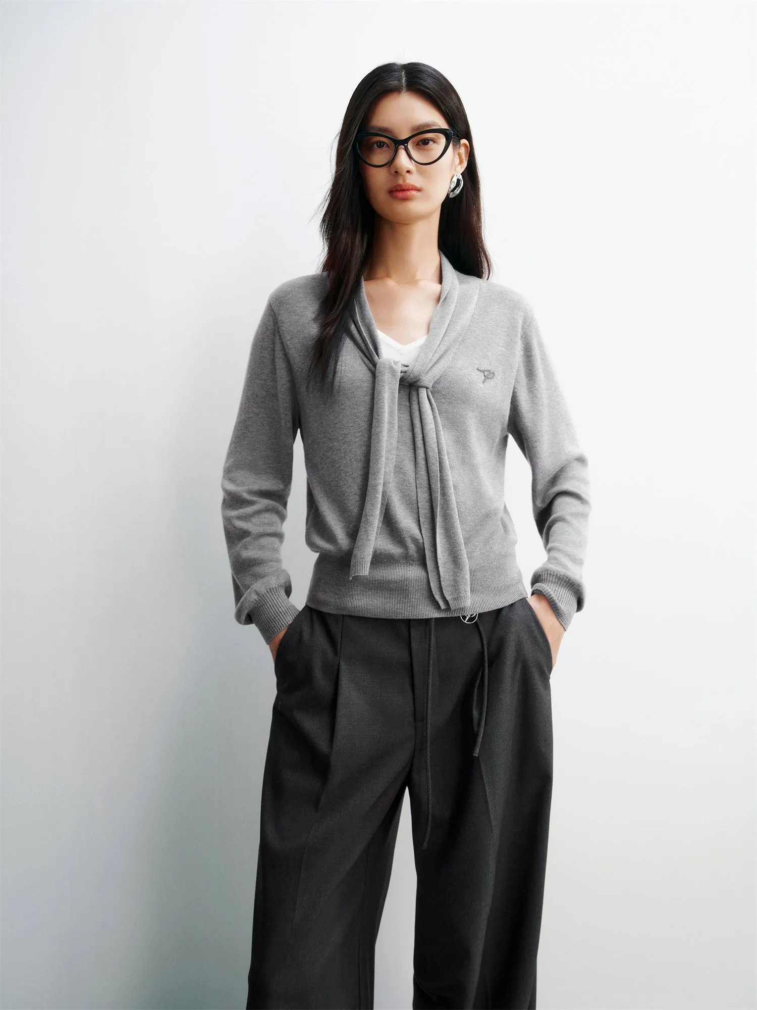 Women's Slim-Fit Layered-Look Top sold by PEACEBIRD product image thumbnail 2