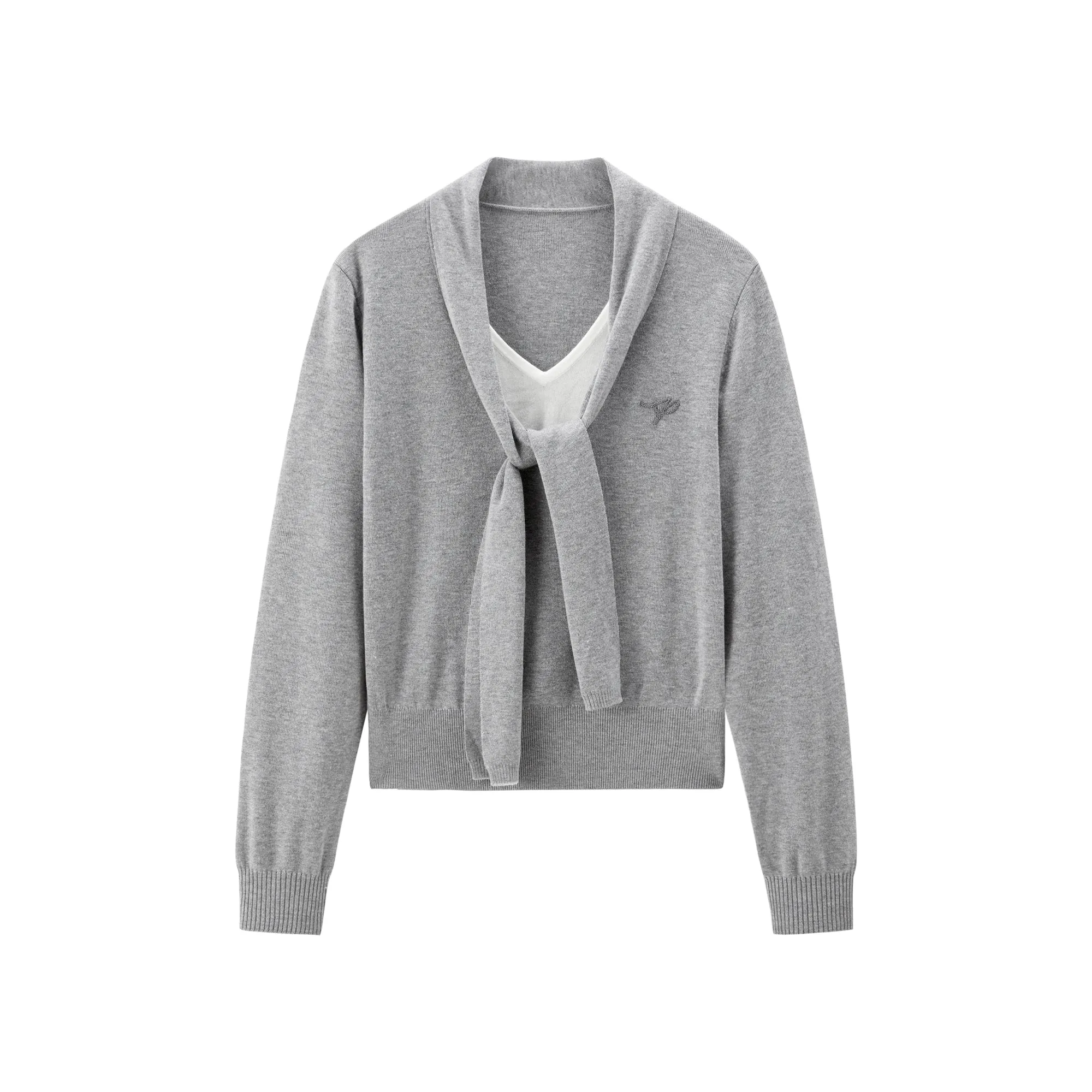 Women's Slim-Fit Layered-Look Top sold by PEACEBIRD