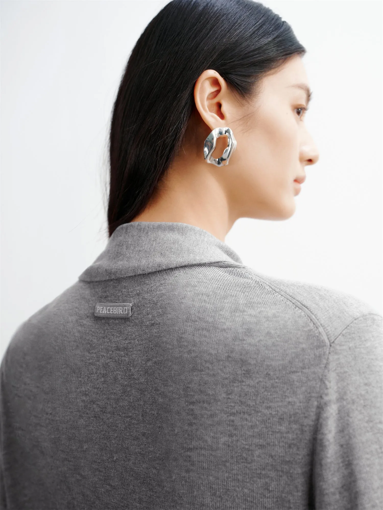 Women's Slim-Fit Layered-Look Top sold by PEACEBIRD product image thumbnail 5