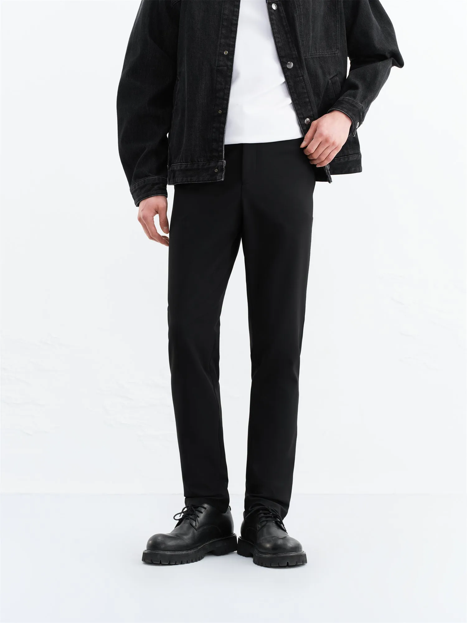 Men's Stretch Slim-Fit Casual Pants sold by PEACEBIRD product image thumbnail 2