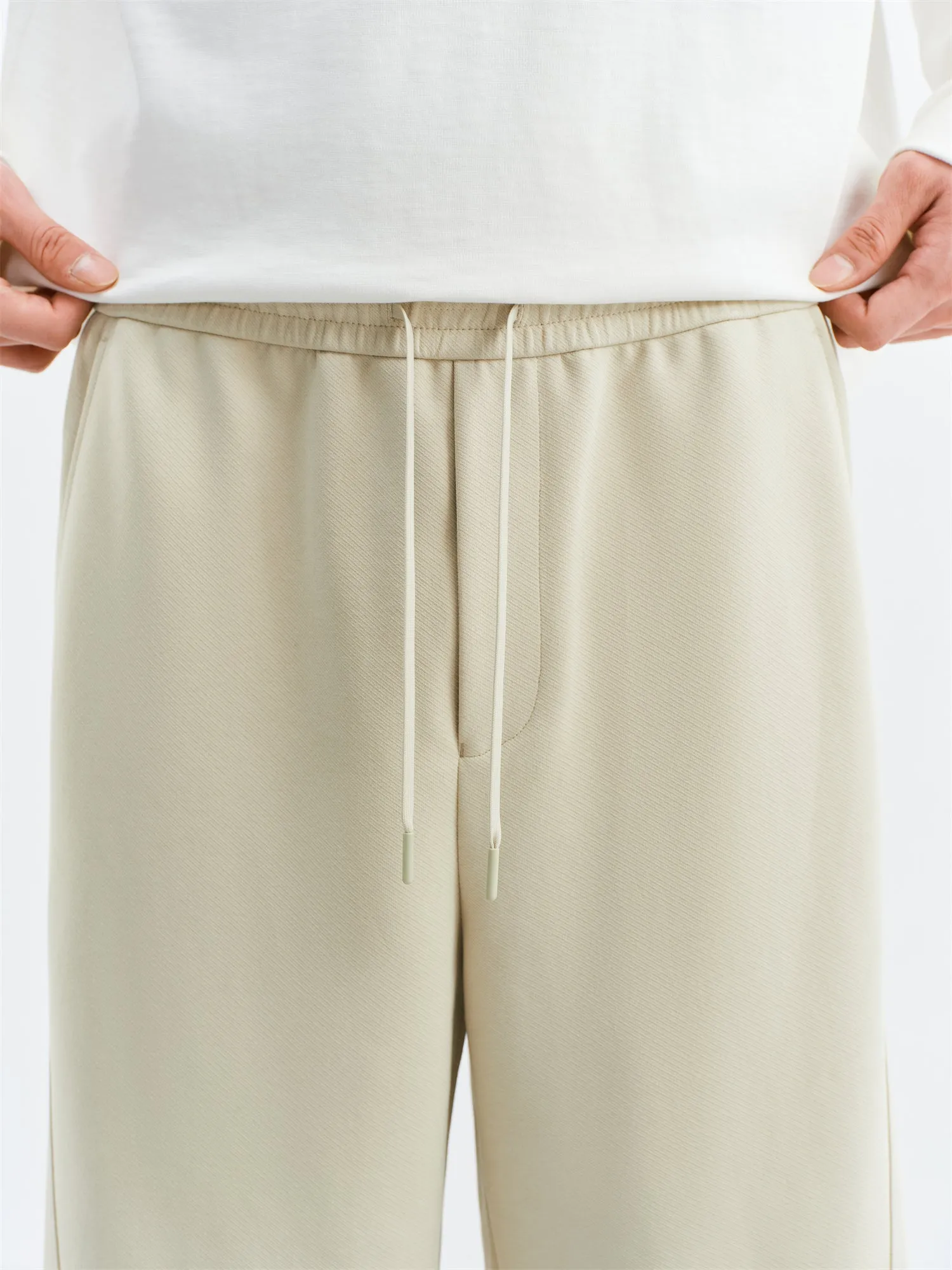 Men's Drawstring Straight-Leg Sweatpants sold by PEACEBIRD product image thumbnail 4