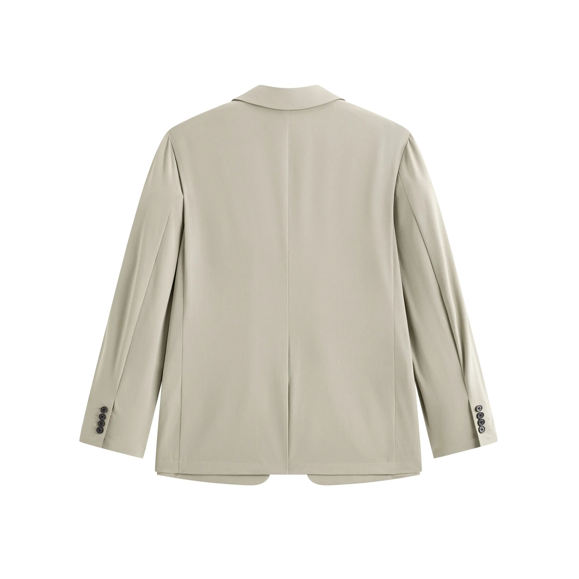 Men's Seersucker Notch-Lapel Blazer sold by PEACEBIRD product image thumbnail 3
