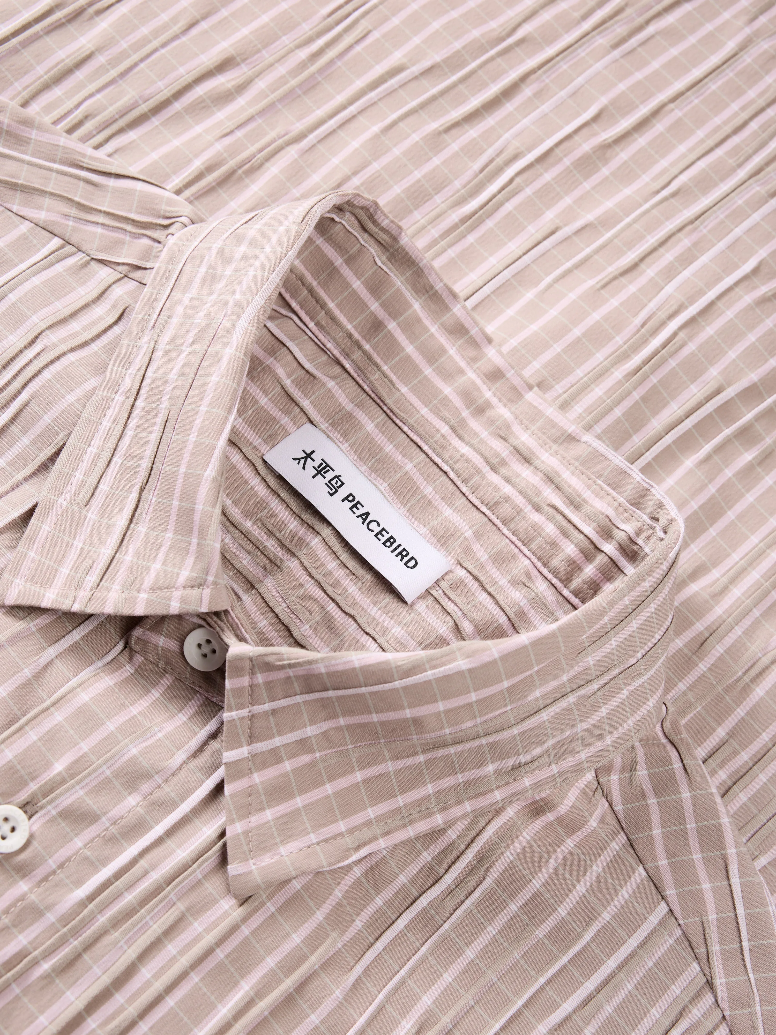 Men's Classic Striped Shirt sold by PEACEBIRD product image thumbnail 5