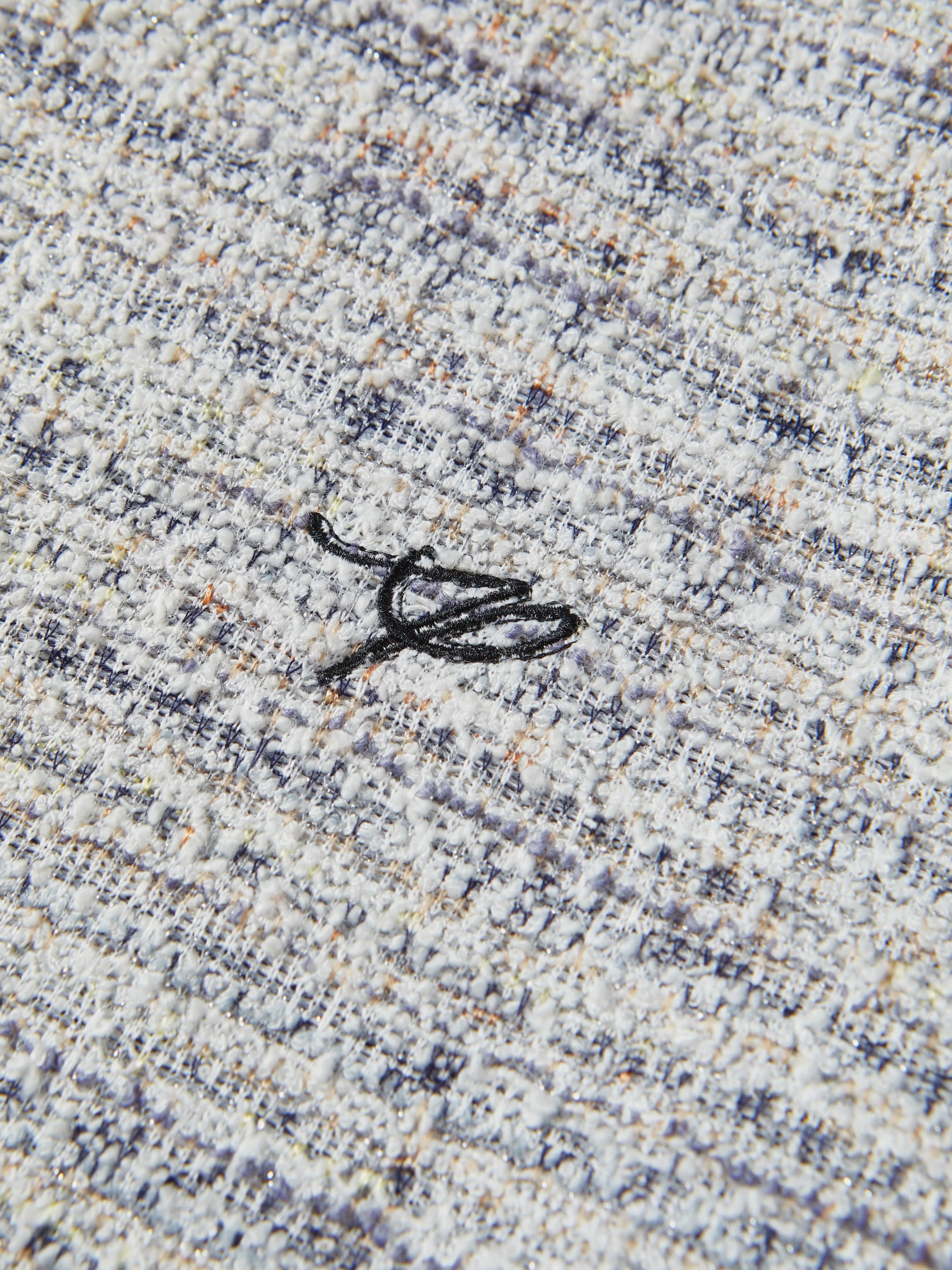 Women's Tweed-Texture T-Shirt with Side Slit sold by PEACEBIRD product image thumbnail 5