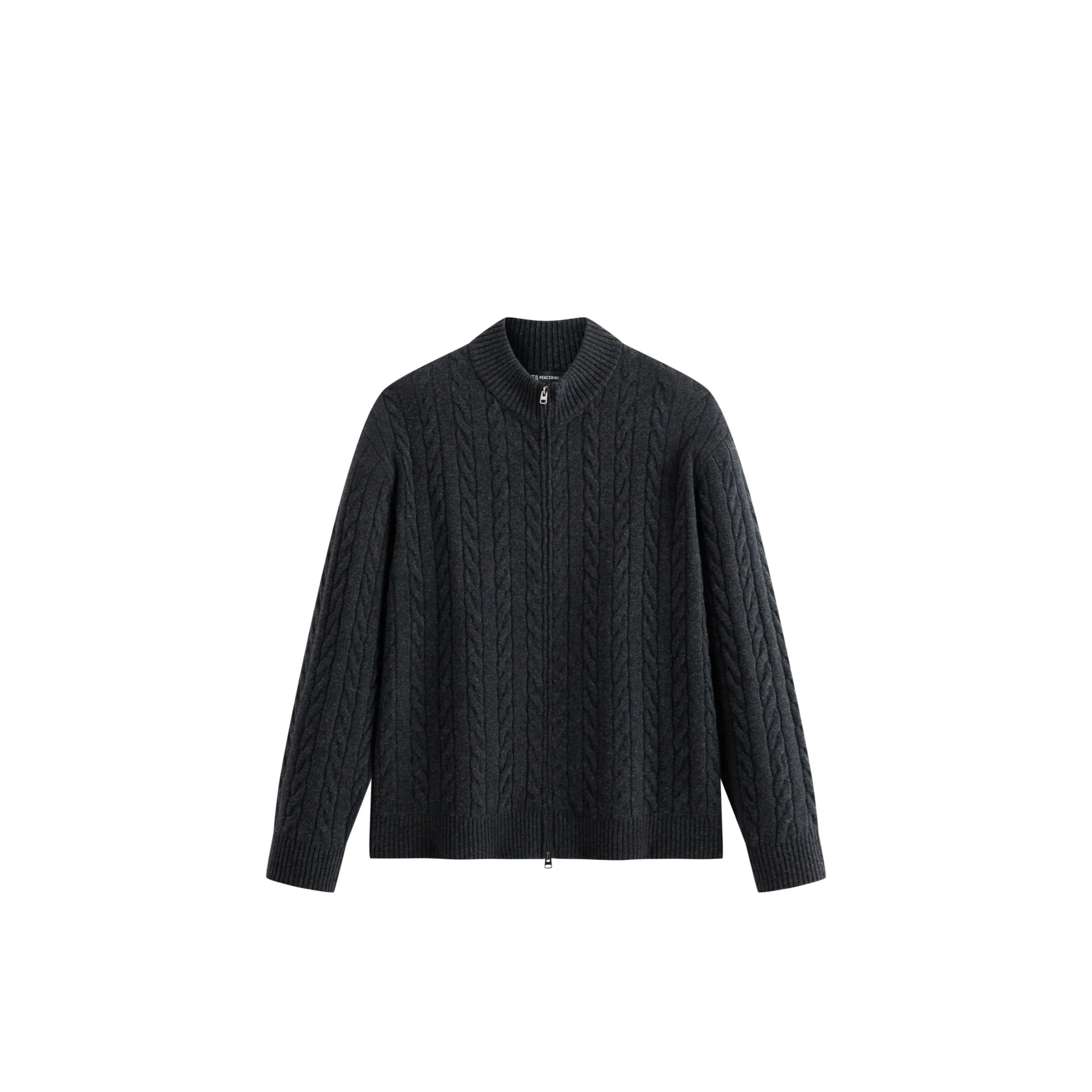 Men's Old Money Style 100% Wool Ribbed Knit Top sold by PEACEBIRD