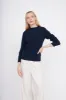 Crewneck Cashmere Sweater - Navy sold by Pissenlit