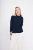 Crewneck Cashmere Sweater - Navy sold by Pissenlit