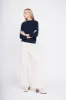 Crewneck Cashmere Sweater - Navy sold by Pissenlit