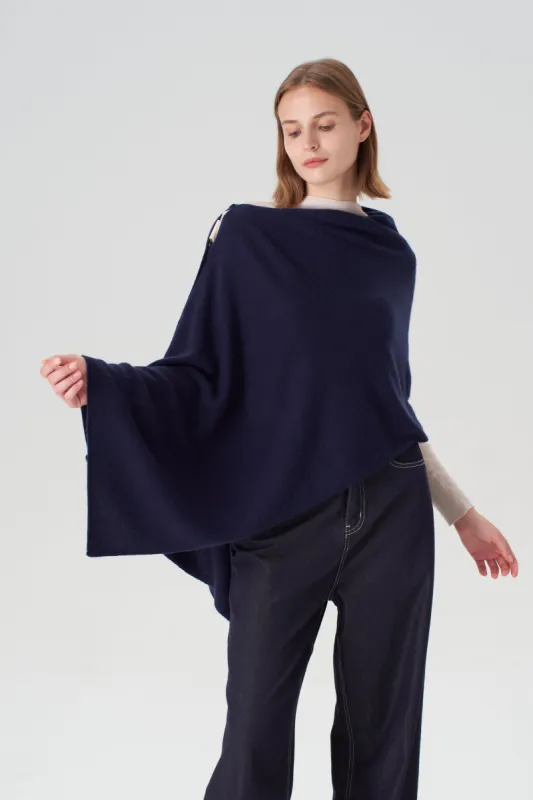 Cashmere Topper - Navy sold by Pissenlit