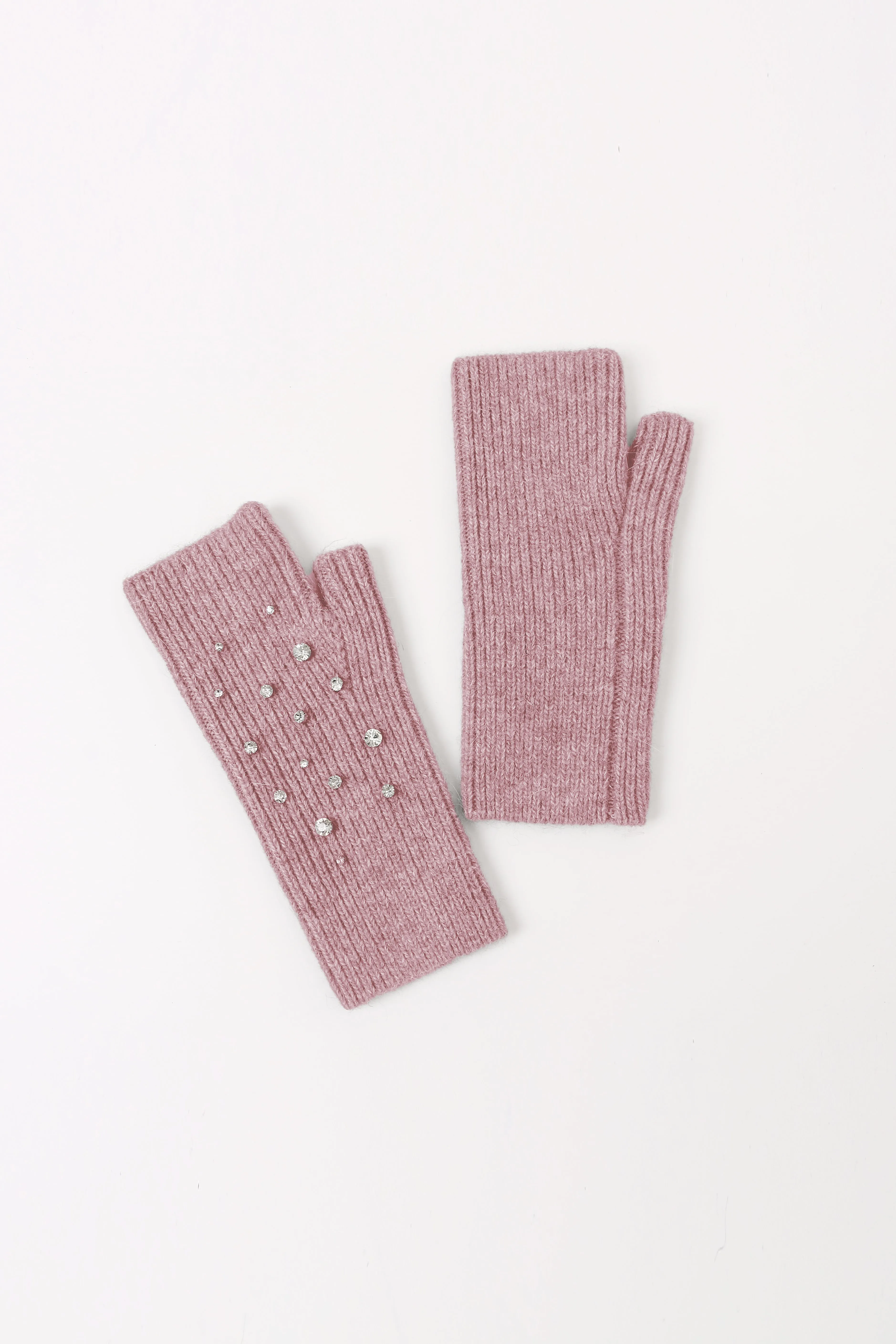 Crystal Embellished Angora Mittens sold by Pissenlit product image thumbnail 2