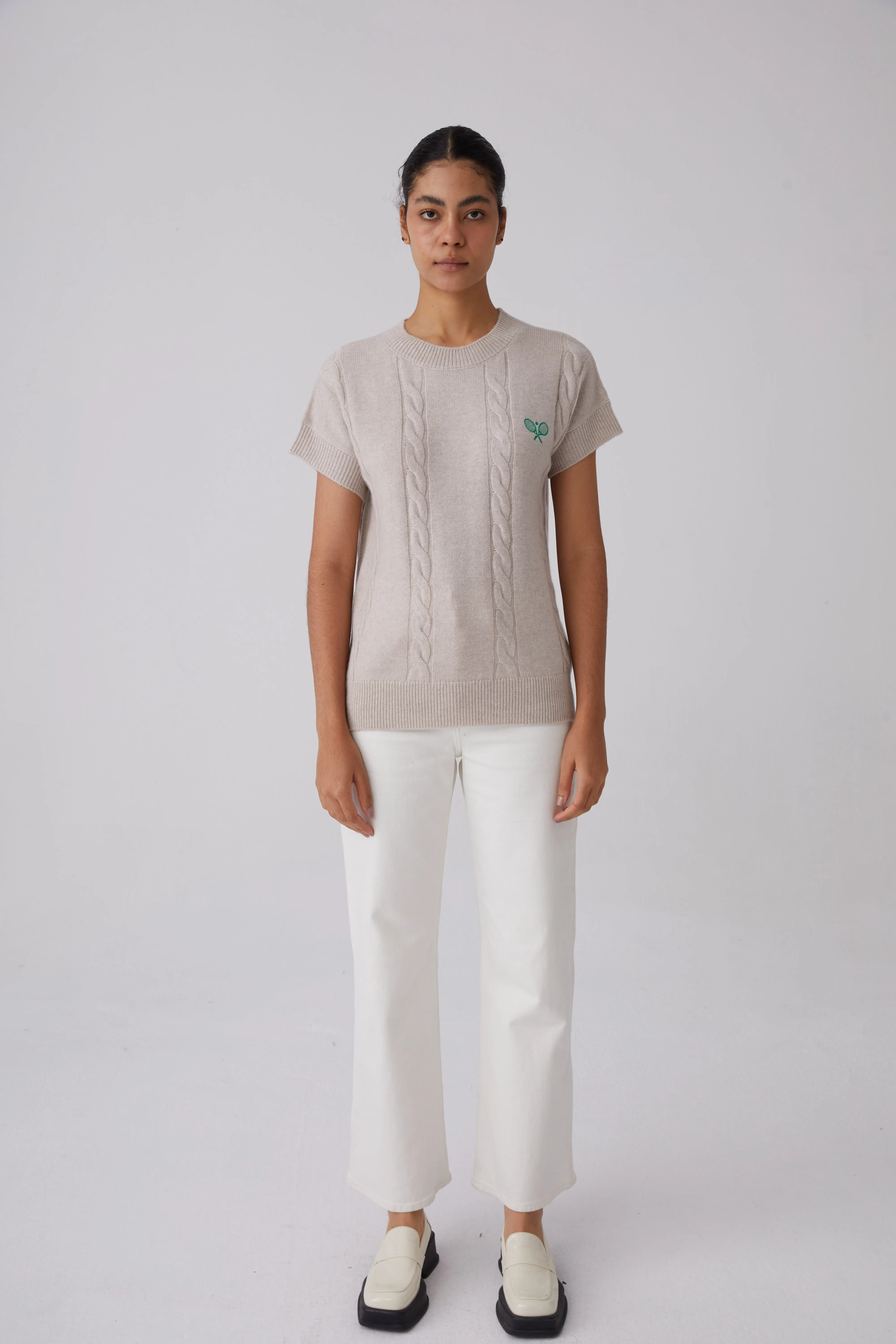 Tennis Short-sleeve Sweater sold by Pissenlit product image thumbnail 3