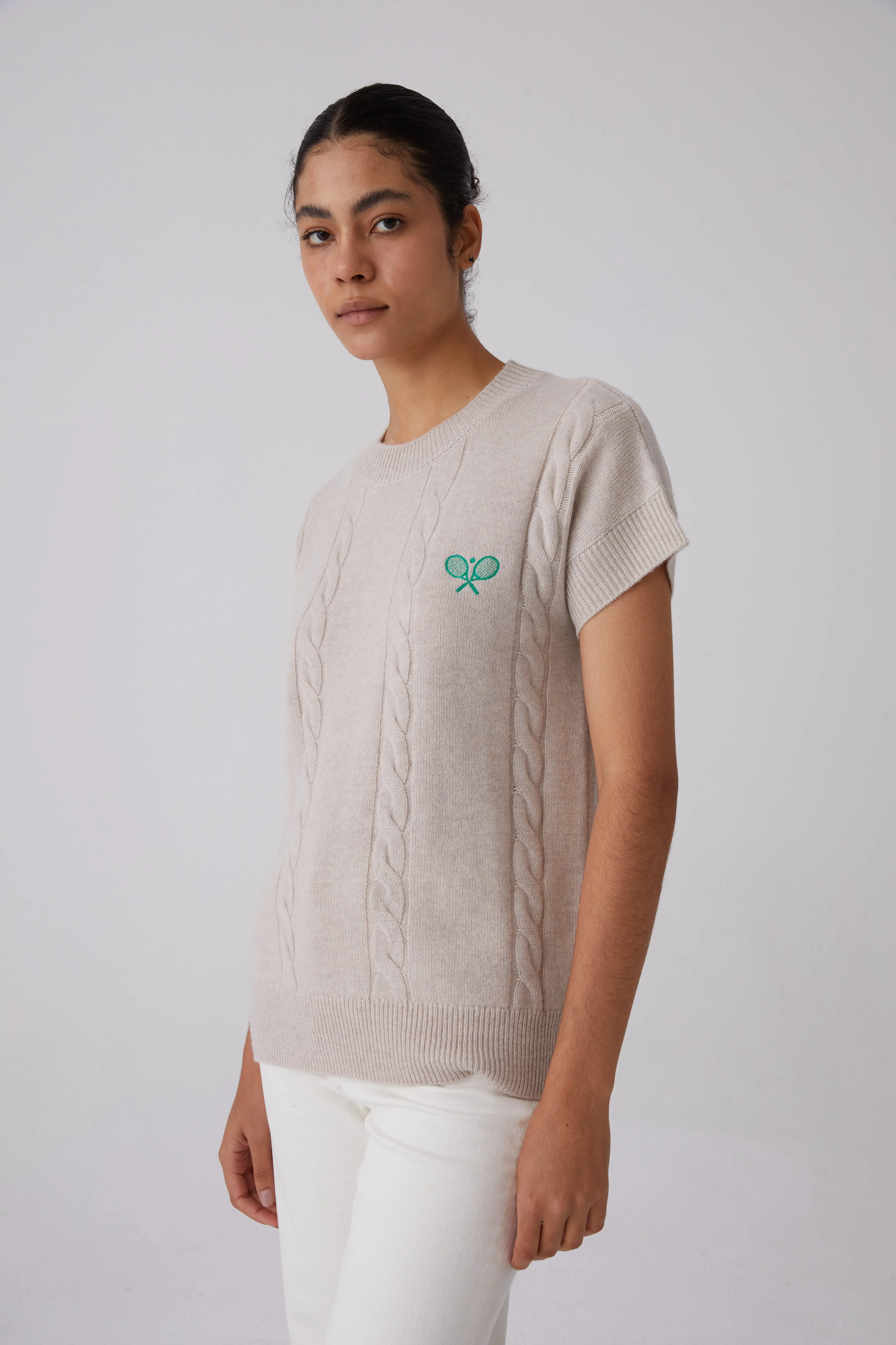 Tennis Short-sleeve Sweater sold by Pissenlit product image thumbnail 5