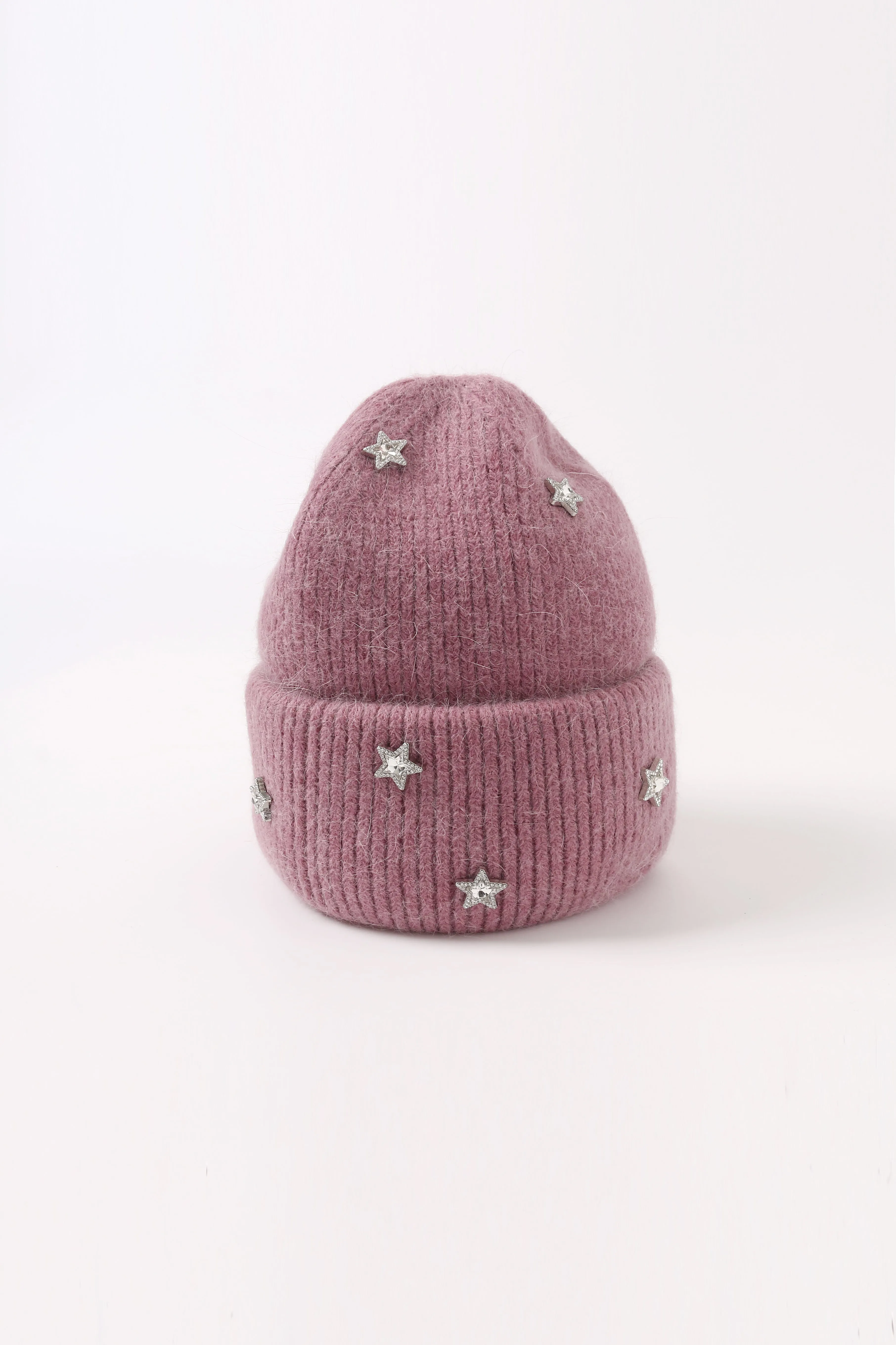 Star Embellished Angora Beanie Hat sold by Pissenlit product image thumbnail 3