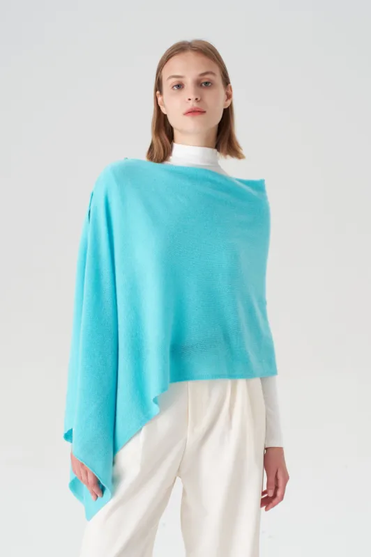 Cashmere Topper - Aqua sold by Pissenlit