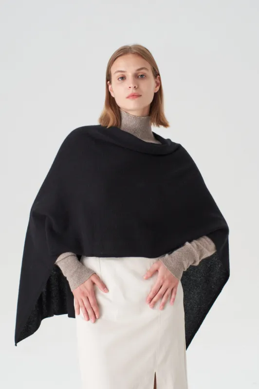 Cashmere Topper -Black sold by Pissenlit