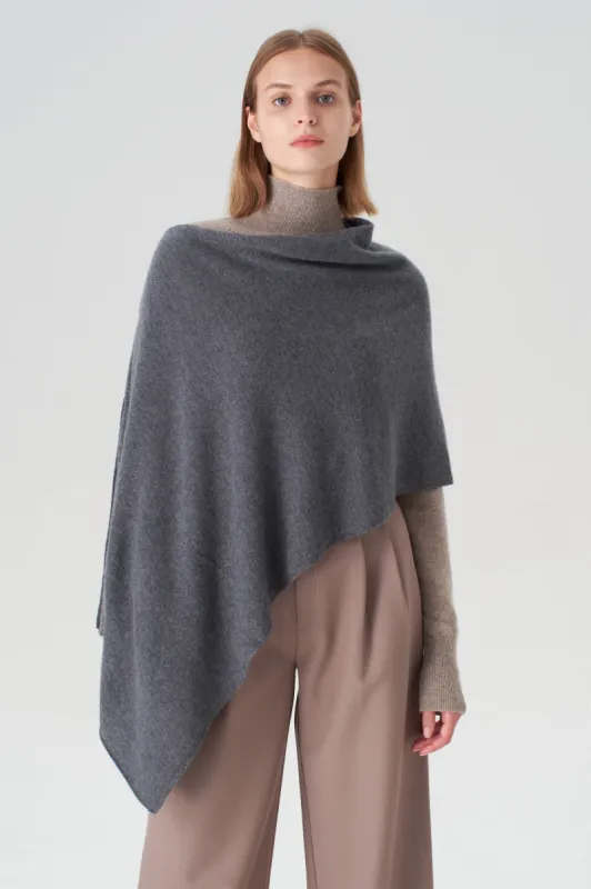Cashmere Topper -Dark Grey sold by Pissenlit