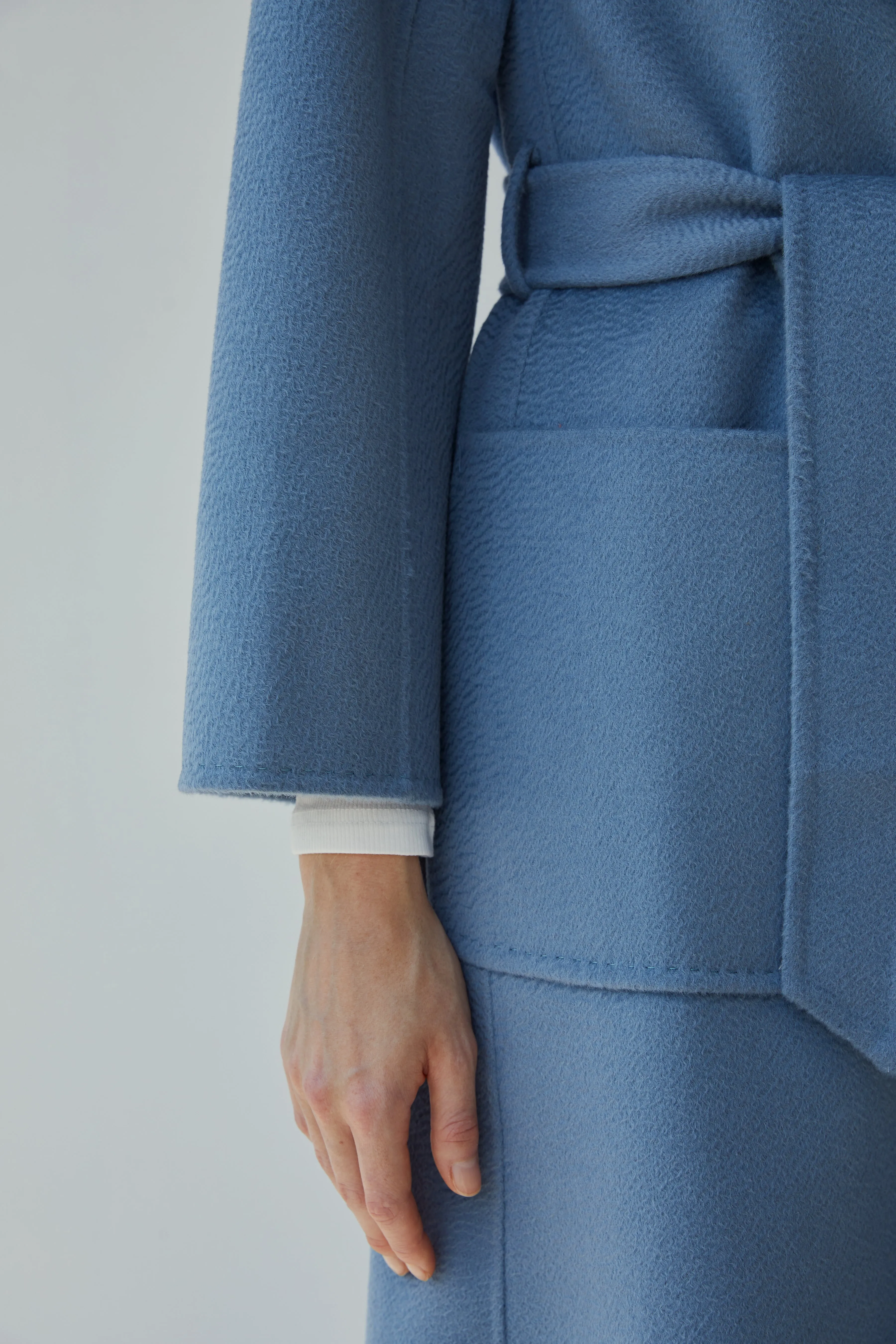 The Classic Wrap Coat sold by Pissenlit product image thumbnail 5