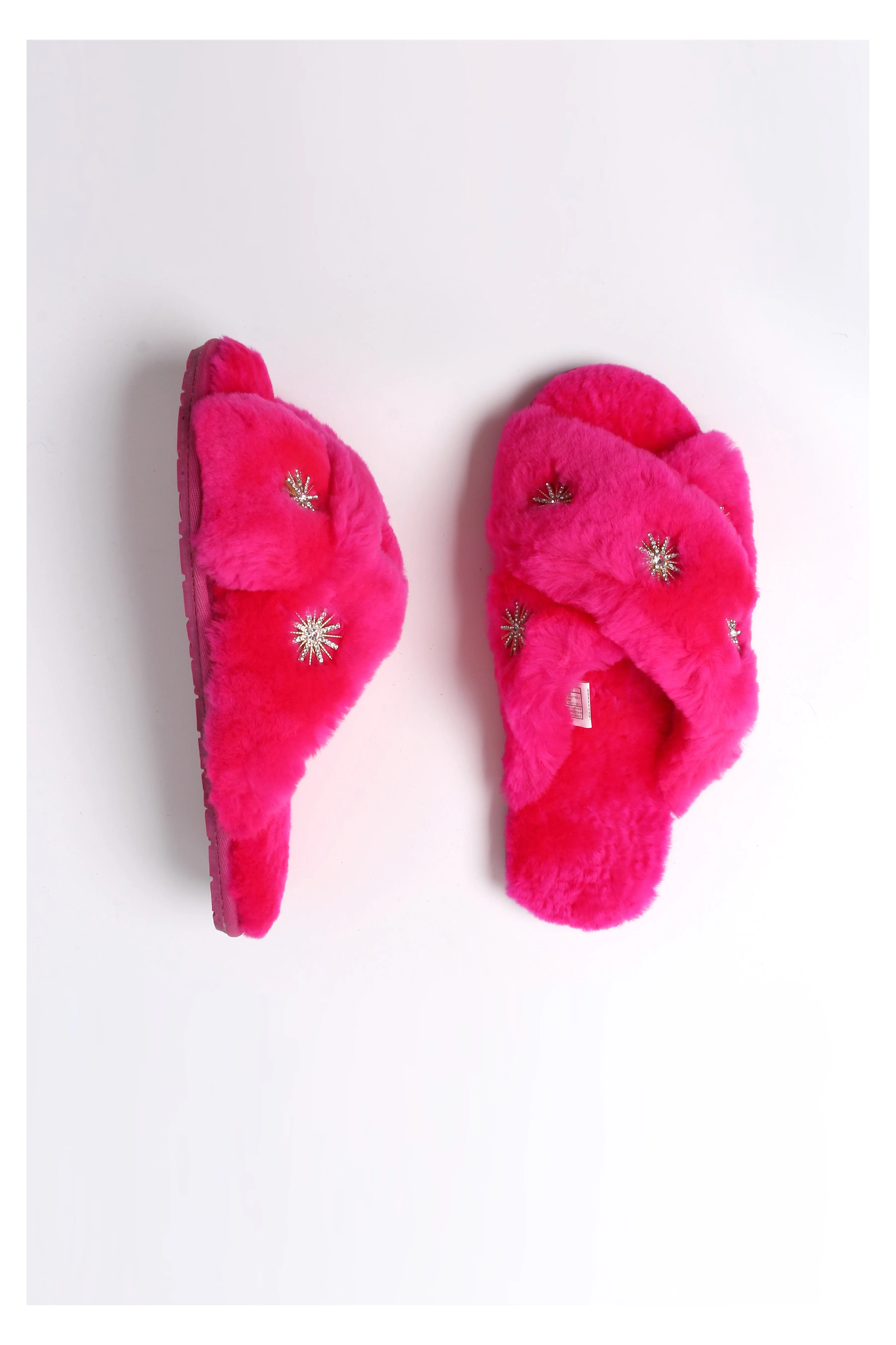 Sheepskin Slipper with Rhinestone sold by Pissenlit product image thumbnail 2
