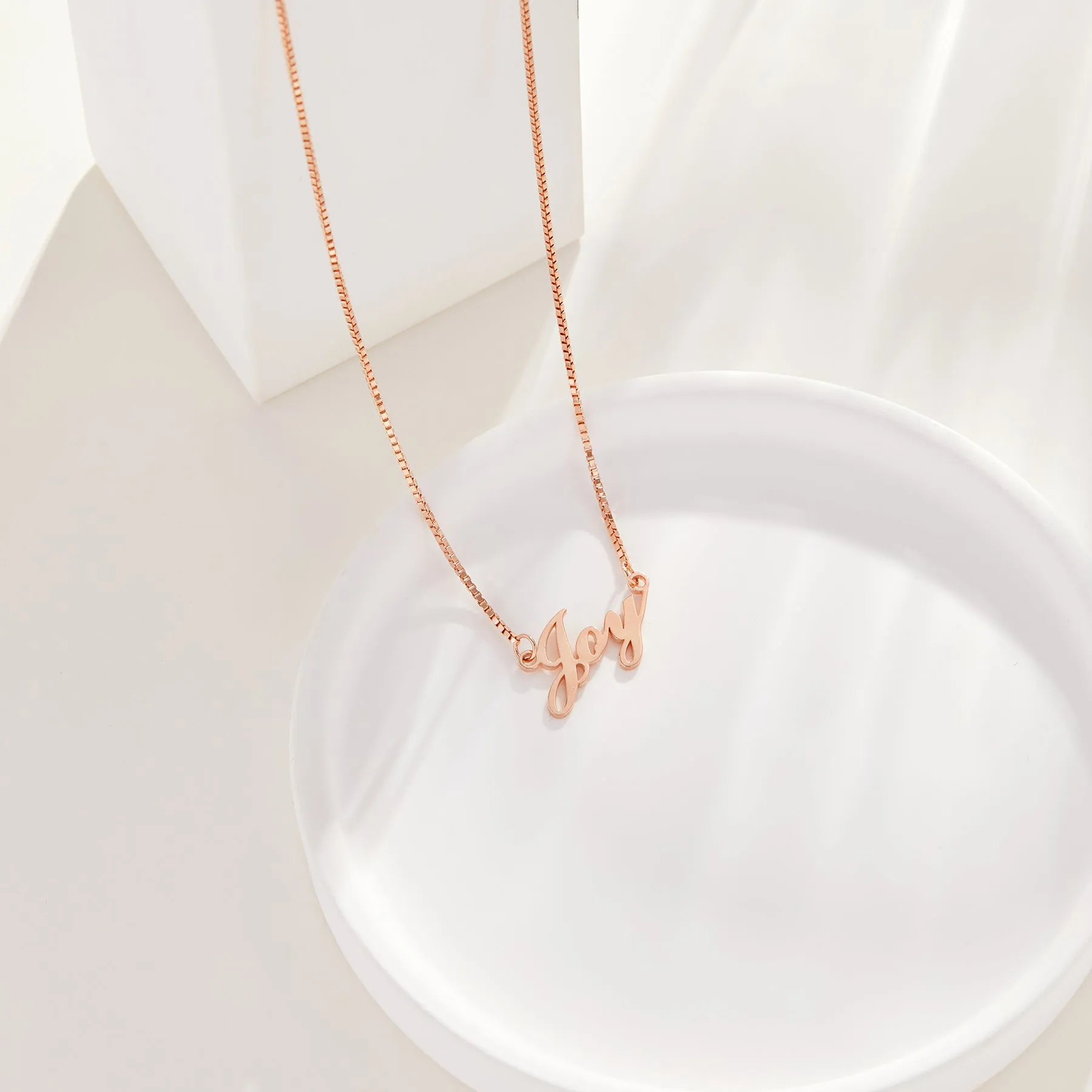 Personalized Name Necklace - Curb Chain sold by Spoiled Joy product image thumbnail 5