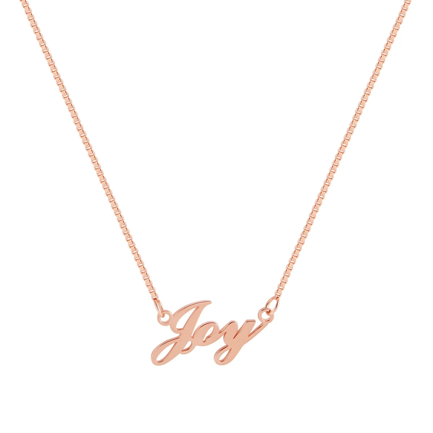 Personalized Name Necklace - Curb Chain sold by Spoiled Joy product image thumbnail 2