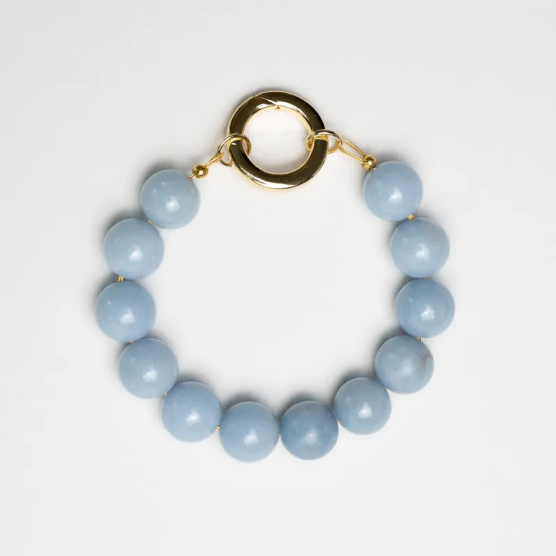 Grace Angelite Bracelet sold by Stellar Whispers