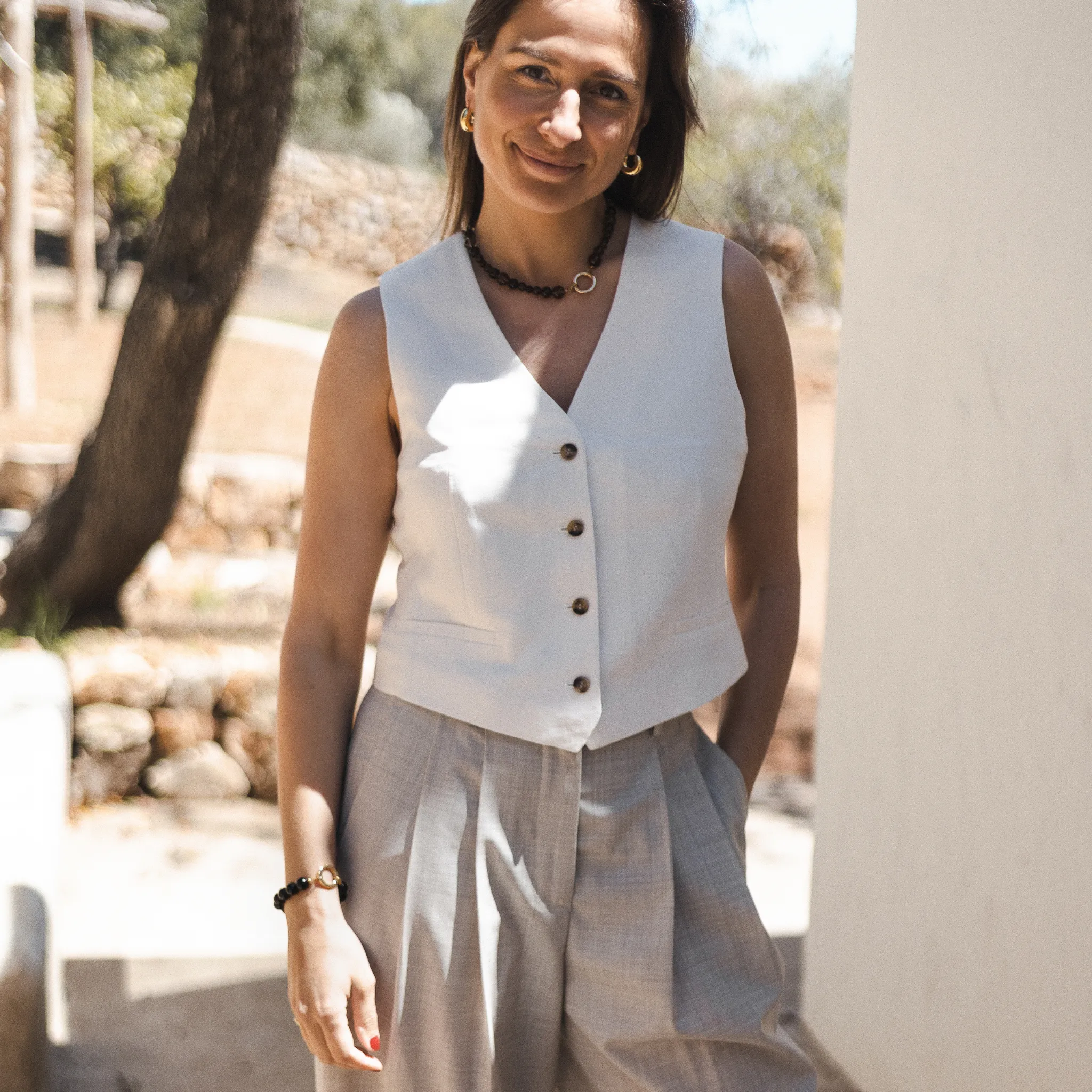 Grace Smoky Quartz Bracelet sold by Stellar Whispers product image thumbnail 2