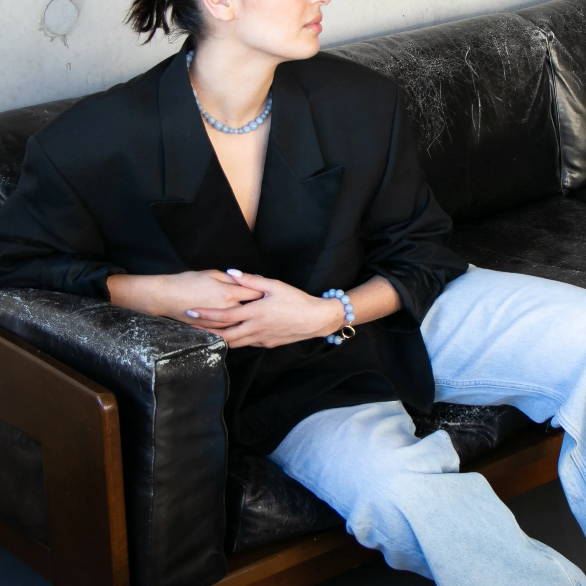 Angelite Nova Necklace sold by Stellar Whispers product image thumbnail 2