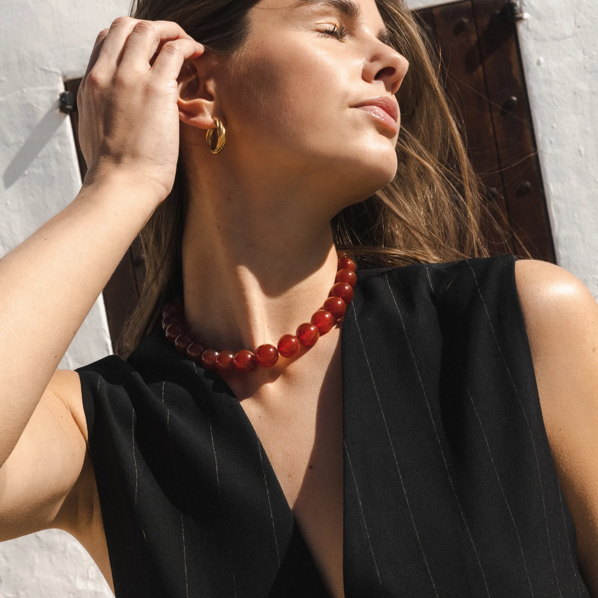 Grace Carnelian Necklace sold by Stellar Whispers product image thumbnail 2