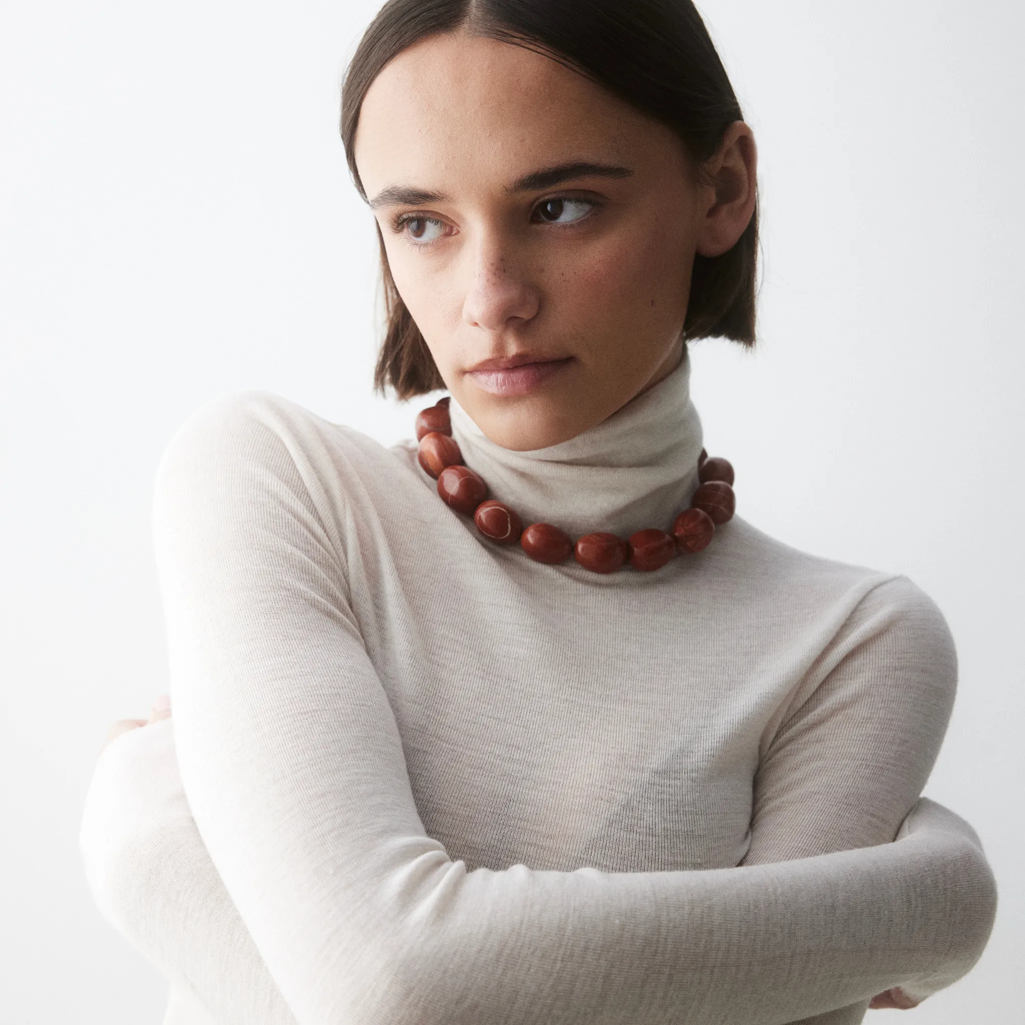 Ignite Red Jasper Necklace sold by Stellar Whispers product image thumbnail 2