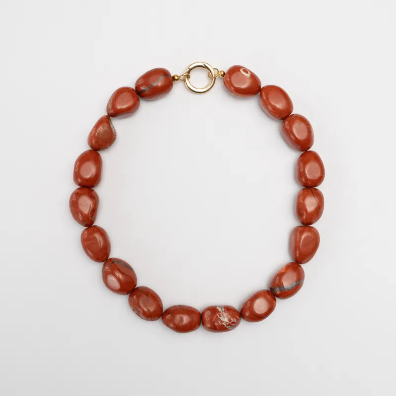 Ignite Red Jasper Necklace sold by Stellar Whispers