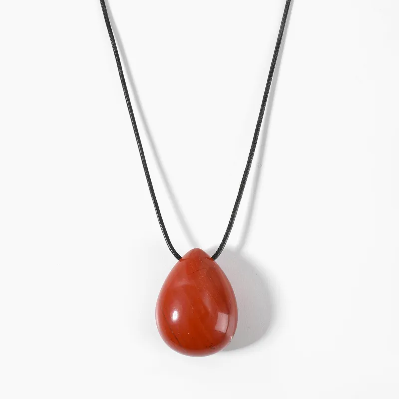 Lumi Pendant Necklace Red Jasper made by Stellar Whispers