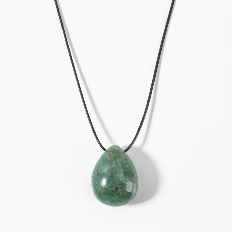 Lumi Pendant Necklace Moss Agate made by Stellar Whispers