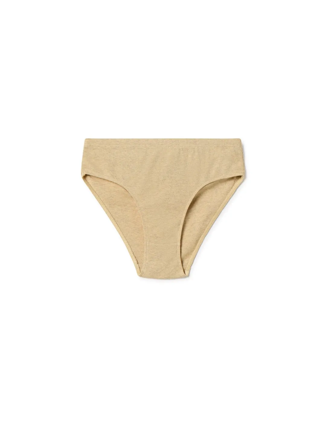 Recycled Rib Brief - Yellow Pastel sold by TWOTHIRDS