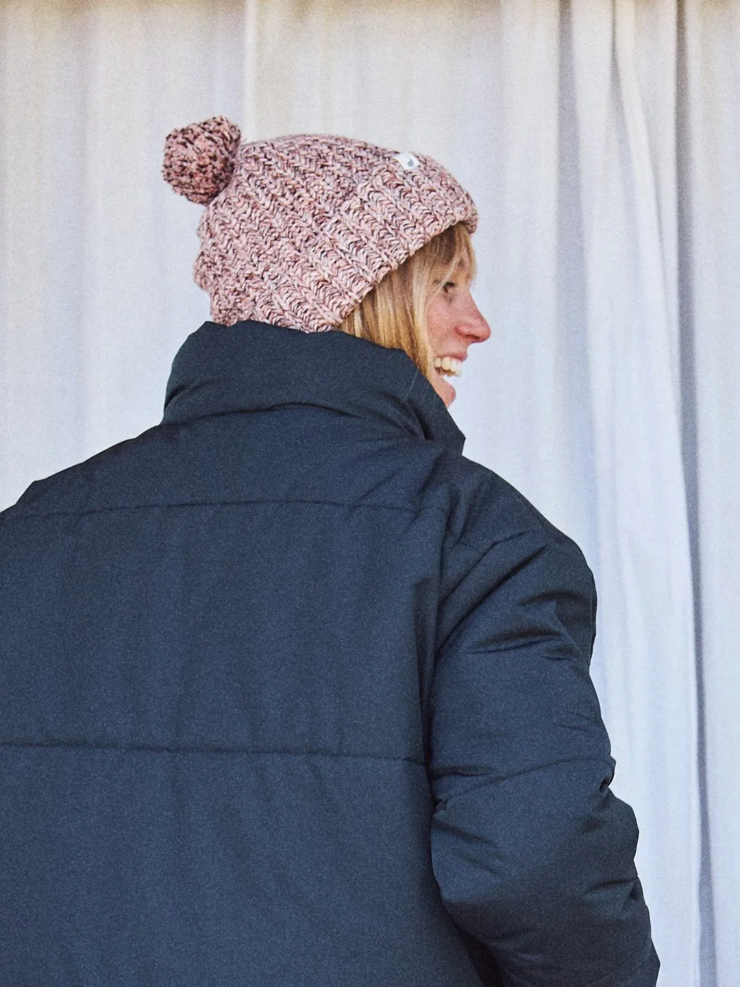 Kayangel Beanie - Multicolour Dusty Pink sold by TWOTHIRDS product image thumbnail 4