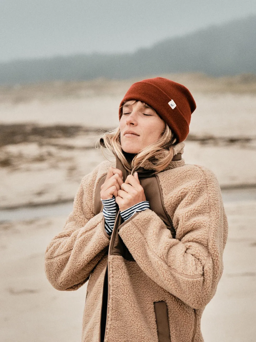 Merino Beanie - Orange sold by TWOTHIRDS product image thumbnail 2