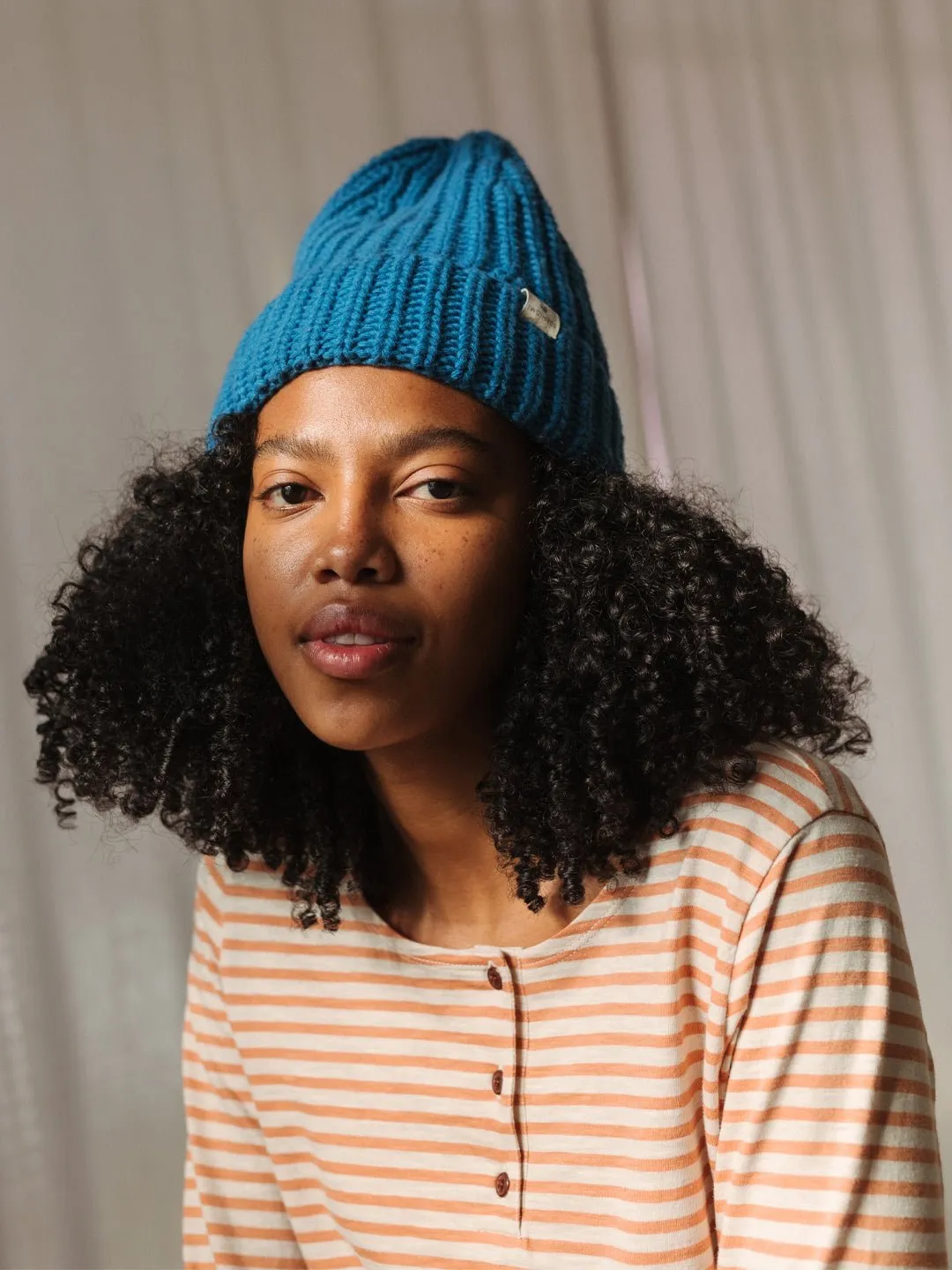 Ribbed Beanie - Ocean sold by TWOTHIRDS product image thumbnail 4