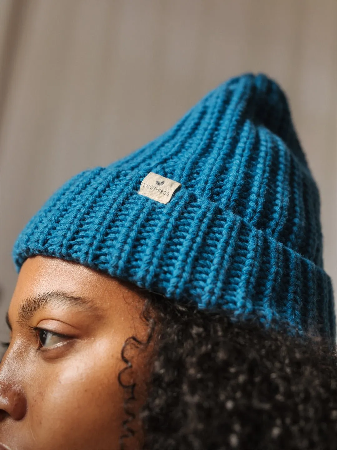Ribbed Beanie - Ocean sold by TWOTHIRDS product image thumbnail 3